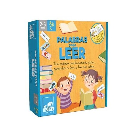 PALABRAS PARA LEER. UN MÉTODO REVOLUCIONARIO PARA APRENDER A LEER A LOS DOS AÑOS (INCLUYE TARJETAS-PALABRA, TARJETAS-DIB