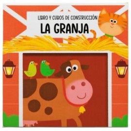 LIBRO INFANTIL Y CUBOS DE CONSTRUCCIÓN NÚMEROS CONSTRUYE TU PROPIA GRANJA