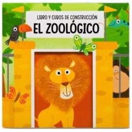 LIBRO INFANTIL Y CUBOS DE CONSTRUCCIÓN CONSTRUYE TU PROPIO ZOOLOGICO